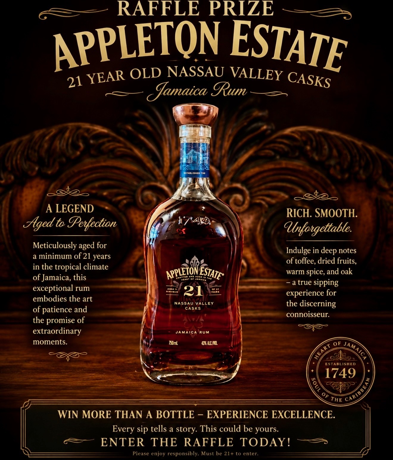 Appleton Estate 21 Year Aged Jamaica Rum