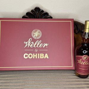 Weller Antique Cohiba Cigars paired with Weller Antique 107 Bourbon