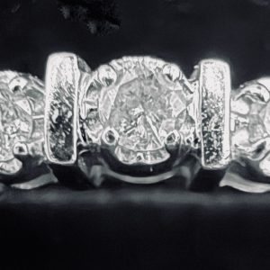 Classic White Gold Diamond Band